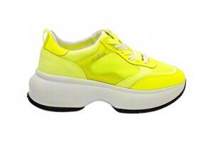 NEW HOGAN women's maxi i active marmo al zigzag sneakers in green